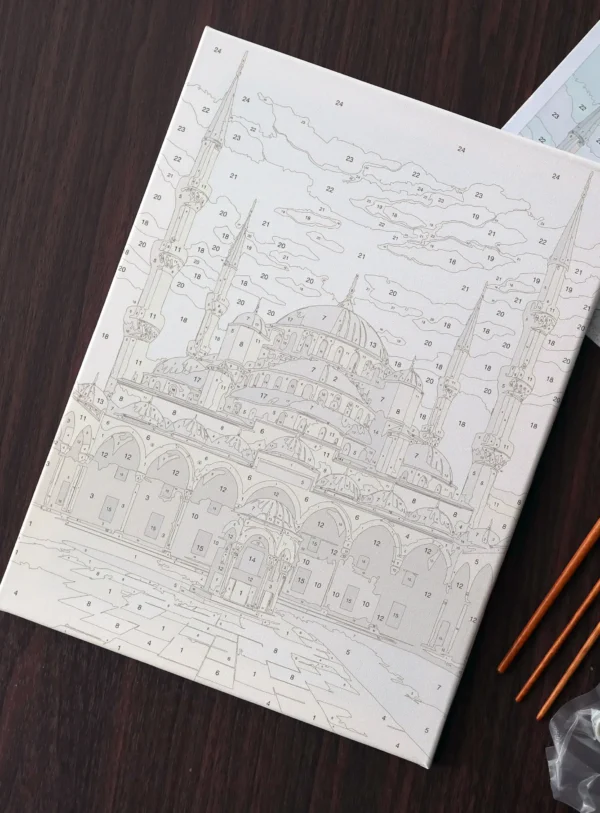 Lienzo para pintar - Mezquita Azul (portada)