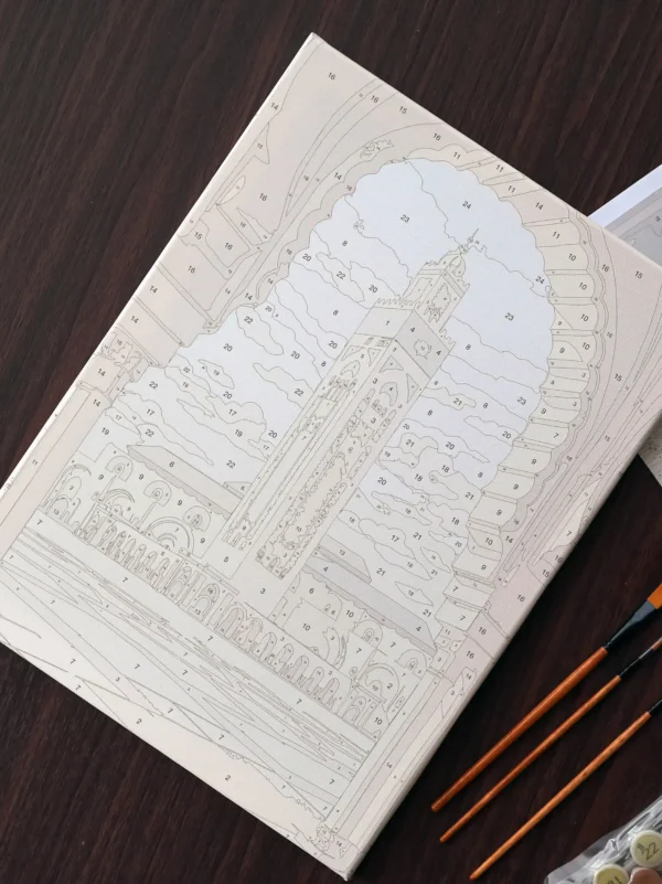 Lienzo para pintar - Mezquita Hasan II (portada)